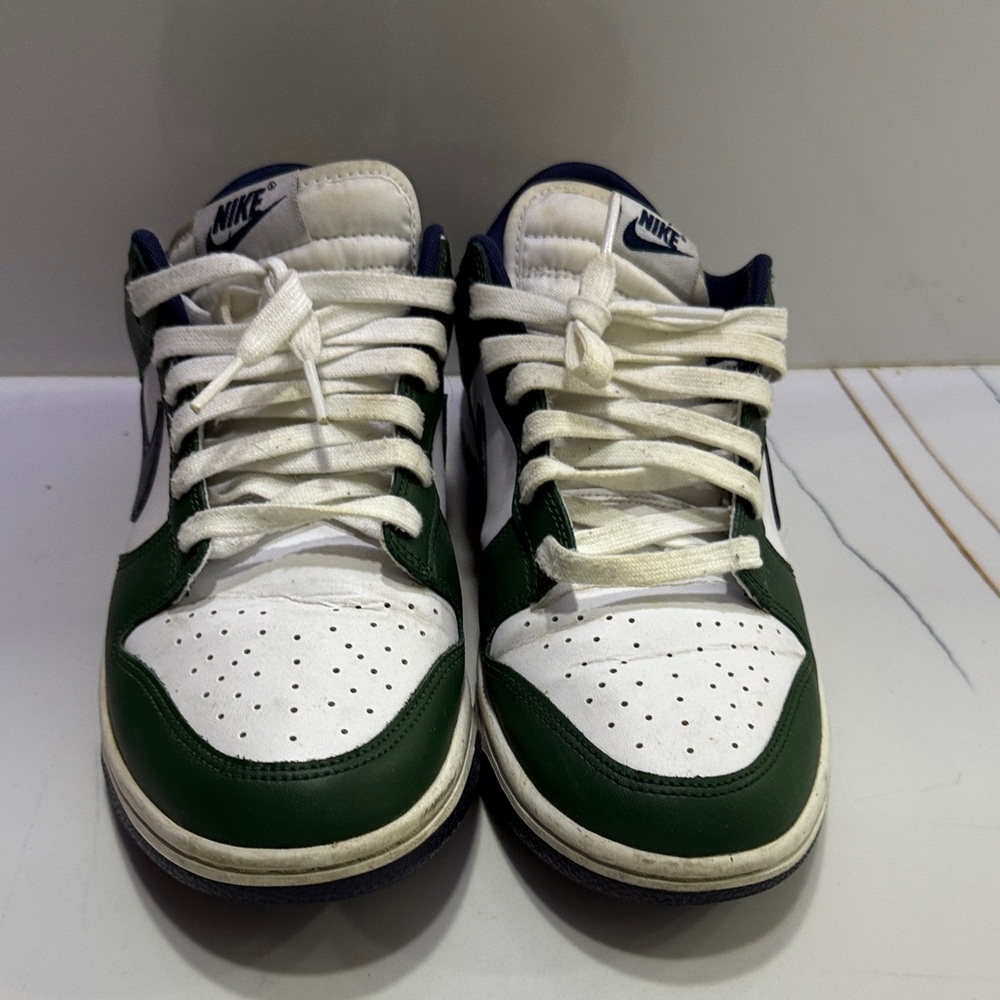 Nike Green and Navy Sneakers - Picture 2 of 10